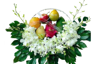 Giỏ Bông Dâng Cô – Mẫu 02