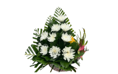 Giỏ Bông Cô Sáu – Mẫu 11